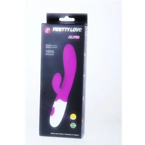 PRETTY LOVE - FLIRTATIE VIBRATOR MET CLITORIS STIMULATOR ALVIS