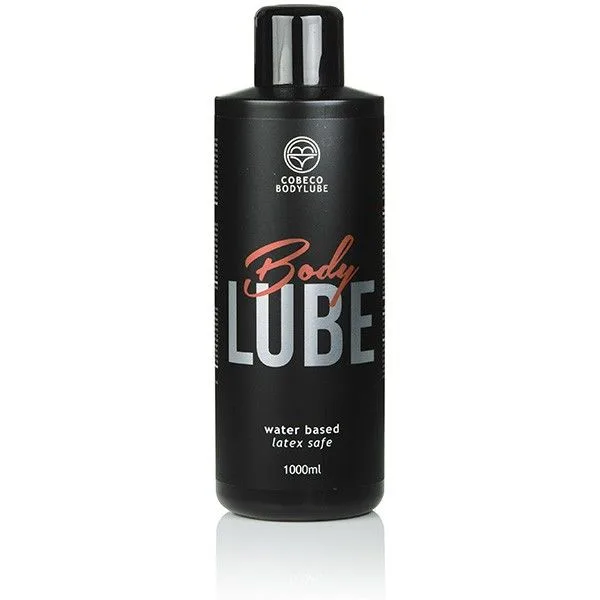 COBECO - BODYLUBE BODY LUBE WATERGEBASEERD LATEX VEILIG GLIJMIDDEL 1000 ML