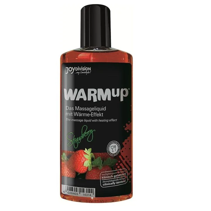 JOYDIVISION WARMUP - AARDBEIEN WARMTE-EFFECT MASSAGEOLIE 150ML