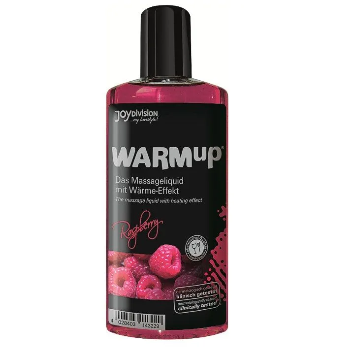 JOYDIVISION WARMUP - FRAMBOZEN WARMTE-EFFECT MASSAGEOLIE 150ML