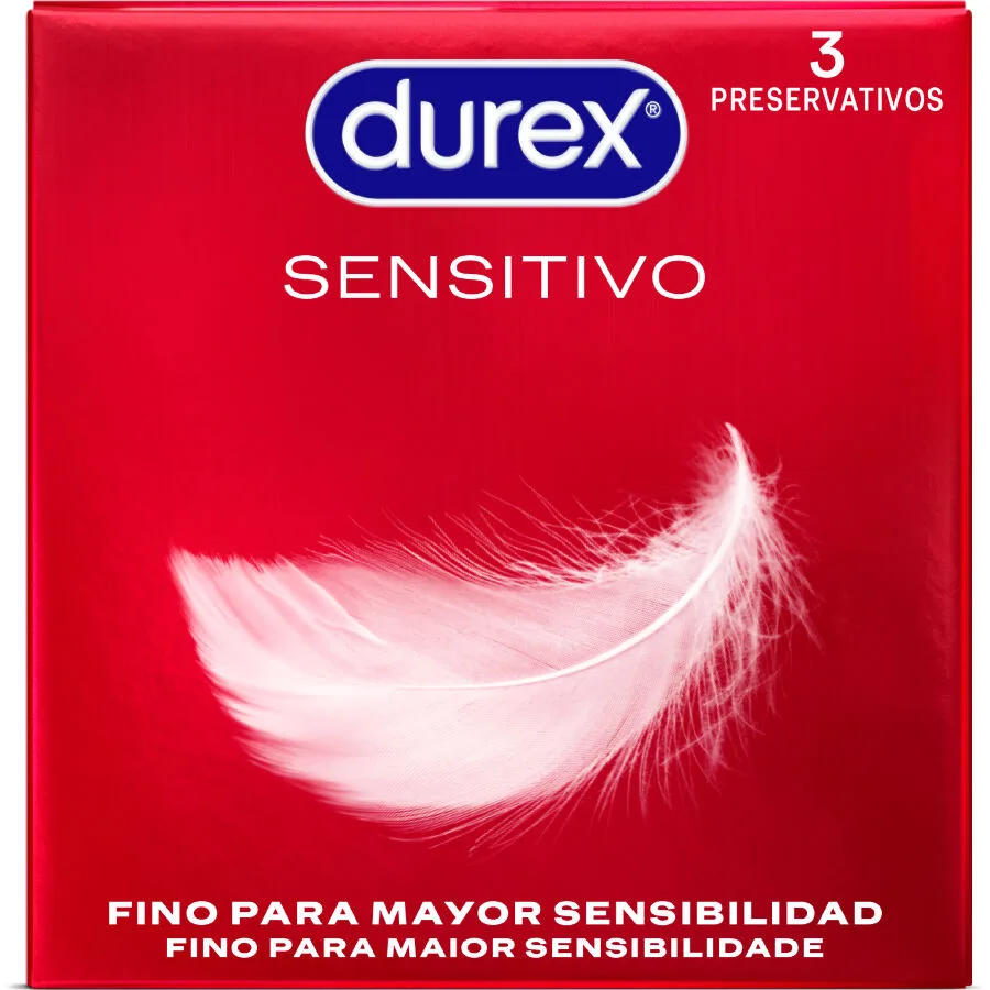 DUREX - GEVOELIGE CONDOOMS 3 STUKS