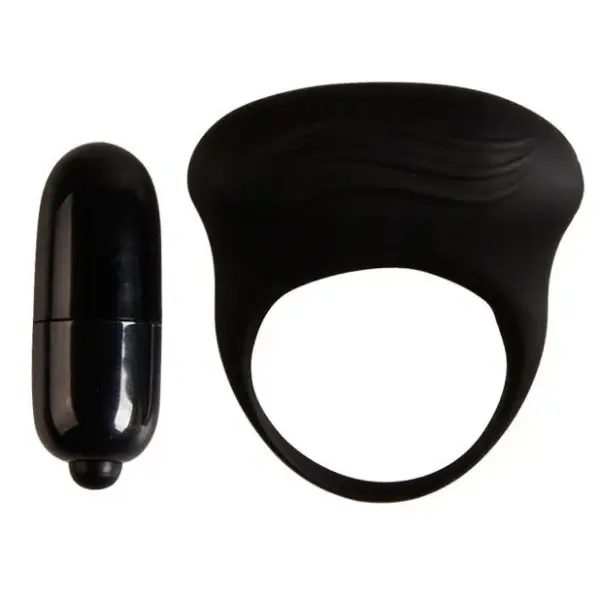 PRETTY LOVE - BERTRAM ZWARTE TRILLENDE RING