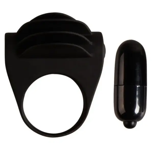 PRETTY LOVE - CHESTER ZWARTE TRILLENDE RING