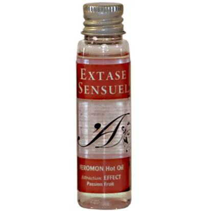 EXTASE SENSUAL - WARMTE-EFFECT MASSAGE OLIE MET PASSIEVRUCHTFEROMONNEN REIZEN 35 ML