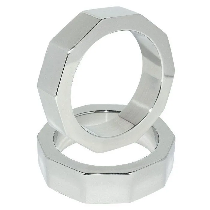 METAL HARD - PENIS EN TESTICAL RING MOER 55 MM