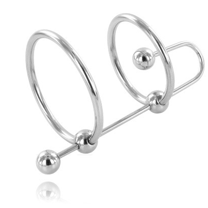 METAL HARD - EXTREME RING MET URETHRA STOP
