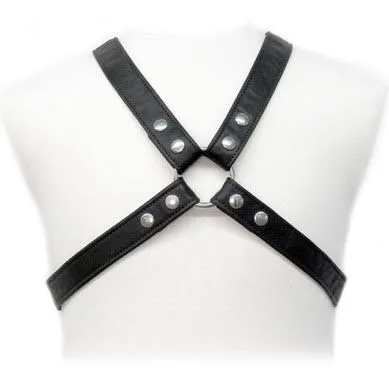 LEATHER BODY - LASIC HARNAS IN KLEDINGSTUK