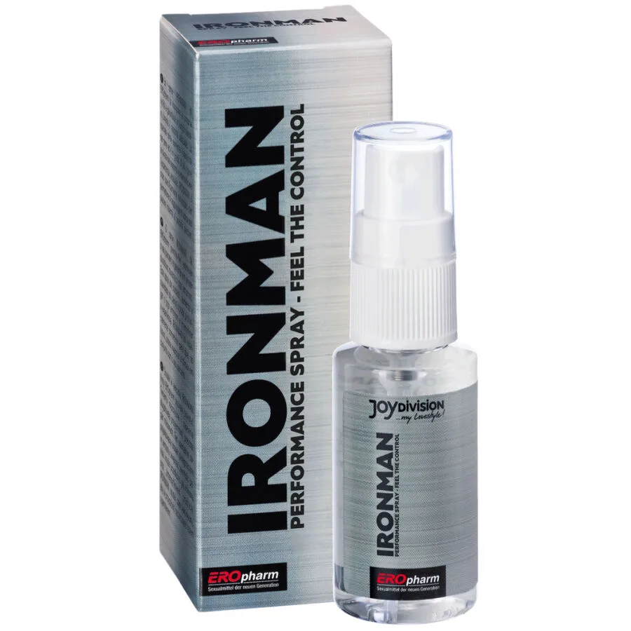 JOYDIVISION EROPHARM - IRONMAN PERFORMANCE VERTRAGENDE SPRAY VOOR MANNEN 30ML