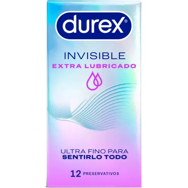 DUREX - EXTRA GLIJMIDDEL ONZICHTBARE CONDOOMS 12 STUKS