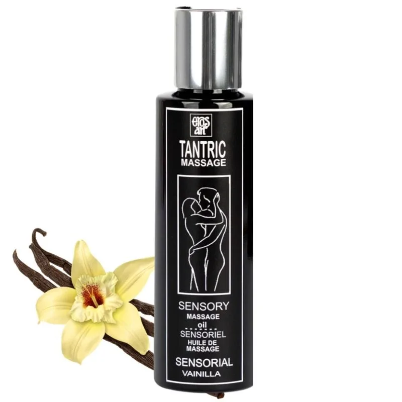 EROS-ART - NATUURLIJKE EN AFRODISIACUM TANTRISCHE MASSAGEOLIE VANILLE 100 ML