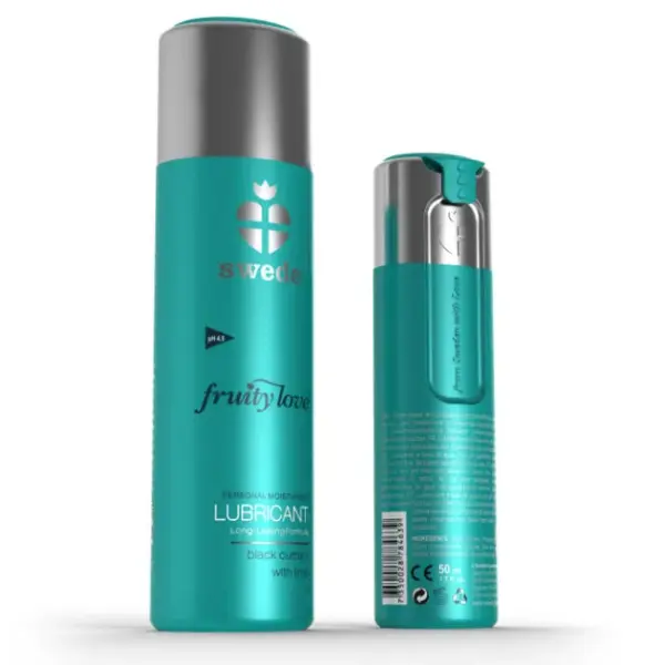 SWEDE - FRUITYLOVE ZWARTE BES EN LIMOEN GLIJMIDDEL 100ML