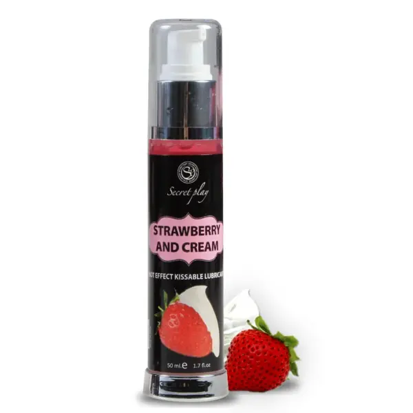 SECRETPLAY - 2-1 HEAT EFFECT GLIJMIDDEL AARDBEI&CREME 50 ML