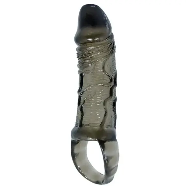 BAILE - PENIS VERLENGMOUW MET BAND VOOR TESTIKELEN 11,5 CM
