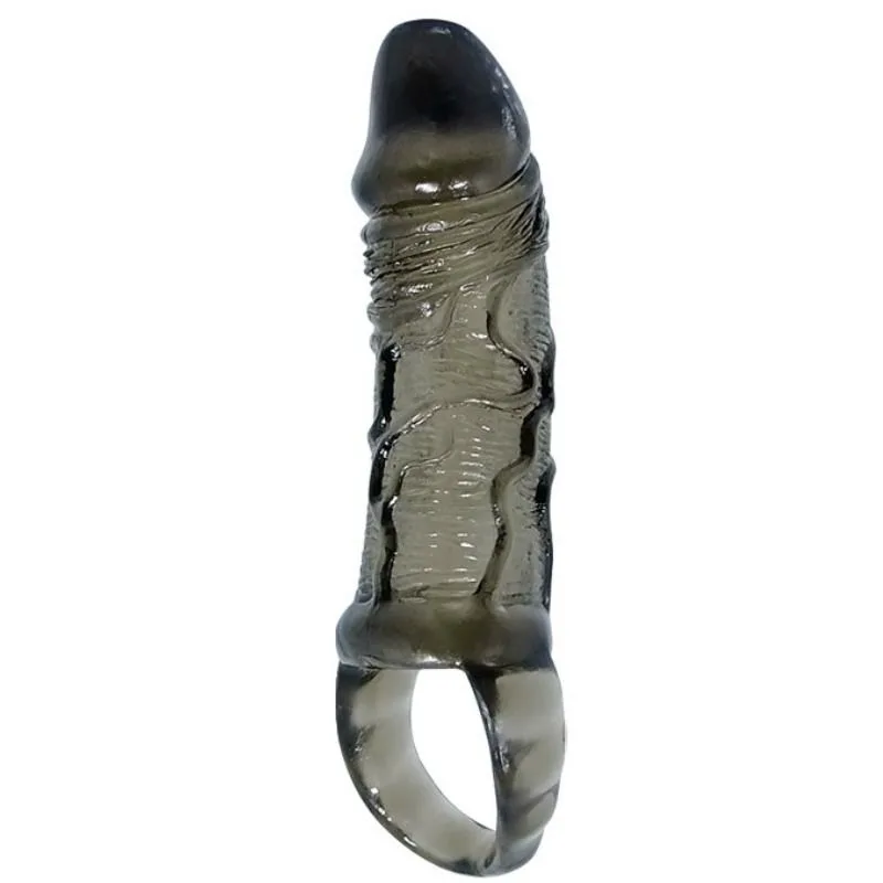 BAILE - PENIS VERLENGMOUW MET BAND VOOR TESTIKELEN 11,5 CM