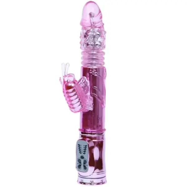 BAILE - OPLAADBARE VIBRATOR MET ROTATIE EN BOLENDE BOTERSTIMULATOR