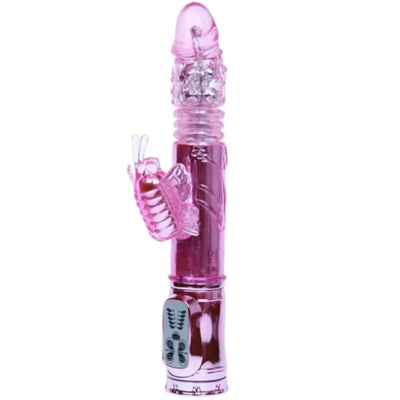 BAILE - OPLAADBARE VIBRATOR MET ROTATIE EN BOLENDE BOTERSTIMULATOR