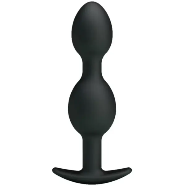 PRETTY LOVE - SILICONEN ANALE BALLEN 12,5 CM ZWART