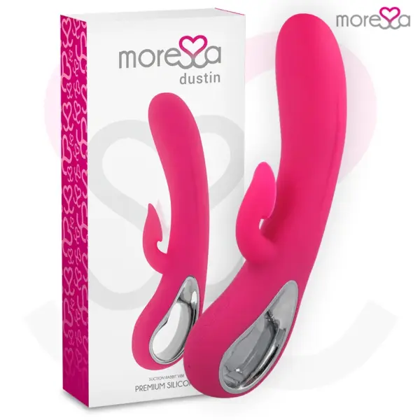 MORESSA - DUSTIN CLITORALE ZUIGING EN KRACHTIGE VIBRATIE PREMIUM SILICONEN OPLAADBAAR