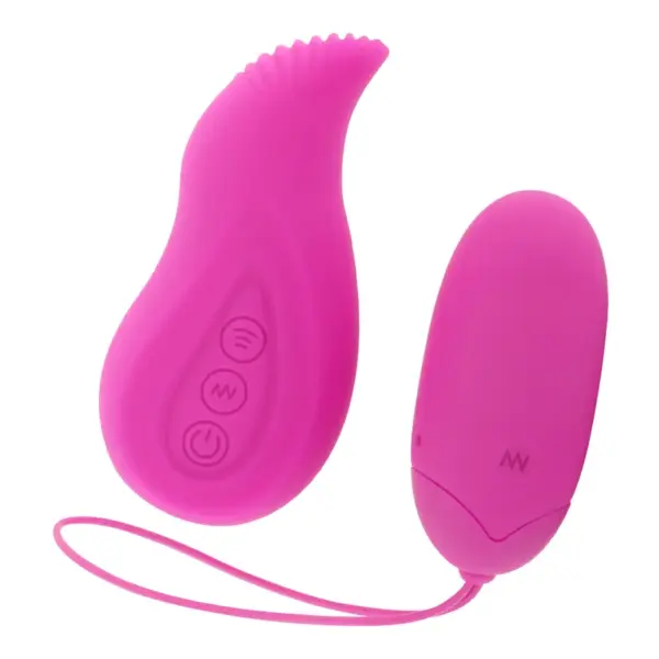 MORESSA - EDGAR SET DUO AFSTANDSBEDIENING EI EN CONTROLLER MET INGEBOUWDE VIBRATIE PREMIUM SILICONEN AFSTANDSBEDIENING