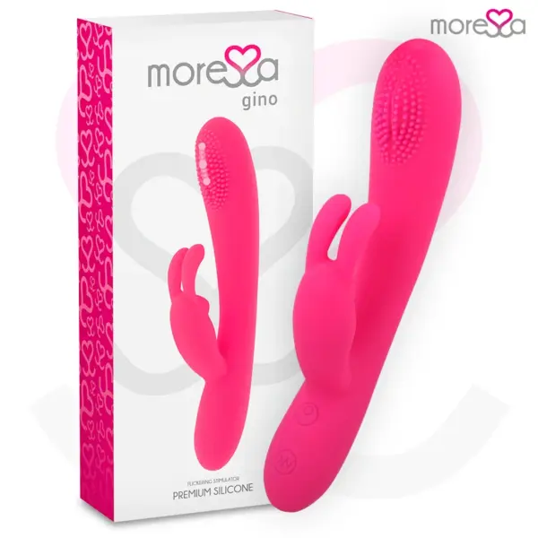 MORESSA - GINO TICKLING VAGINAL PREMIUM SILICONE OPLAADBAAR