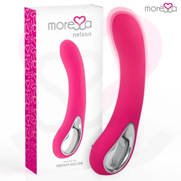 MORESSA - NELSON PREMIUM SILICONE OPLAADBARE G-SPOT MASSAGER