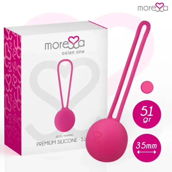 MORESSA - OSIAN ONE BEKKENBODEMTRAINING 51gr PREMIUM SILICONEN ROZE