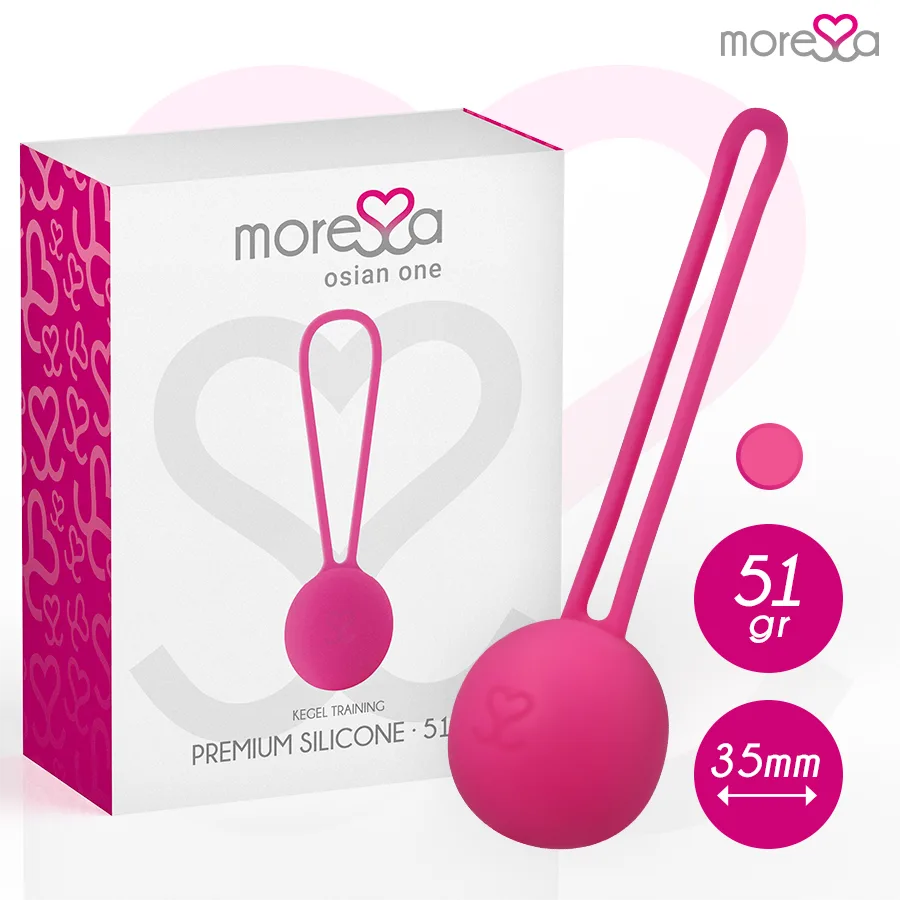 MORESSA - OSIAN ONE BEKKENBODEMTRAINING 51gr PREMIUM SILICONEN ROZE