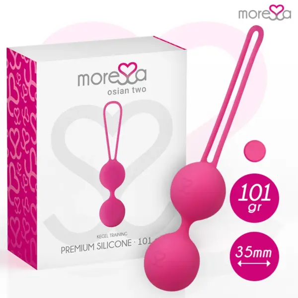 MORESSA - OSIAN TWO BEKKENBODEMTRAINING 101gr PREMIUM SILICONEN ROZE