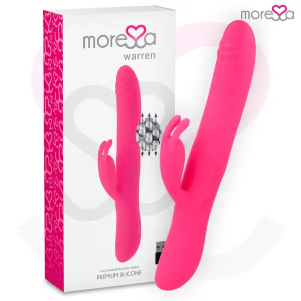 MORESSA - WARREN OSCILLERENDE EN KRACHTIGE TRILLING PREMIUM OPLAADBARE SILICONEN STUWKRACHT