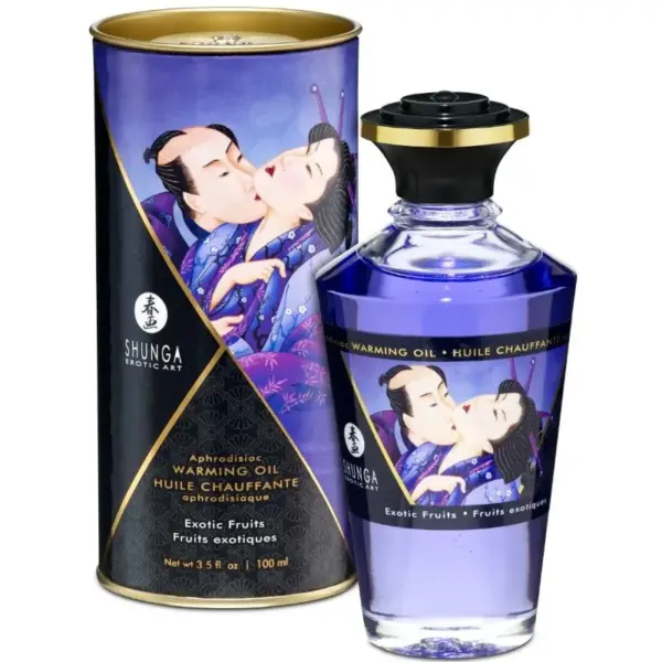 SHUNGA - EXOTISCHE FRUITSMAAK WARMTE-EFFECT MASSAGEOLIE 100 ML