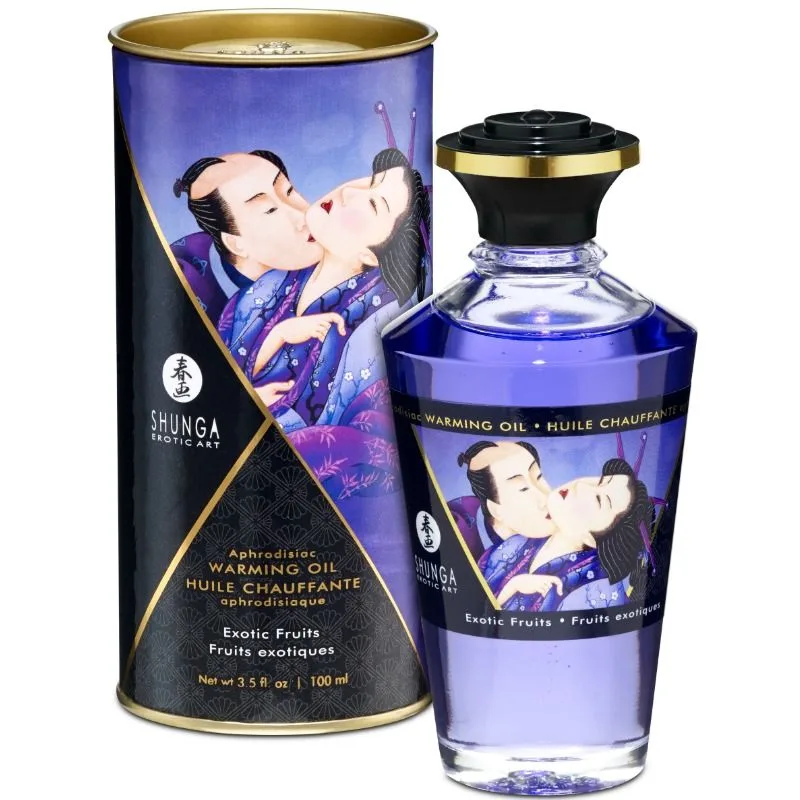 SHUNGA - EXOTISCHE FRUITSMAAK WARMTE-EFFECT MASSAGEOLIE 100 ML
