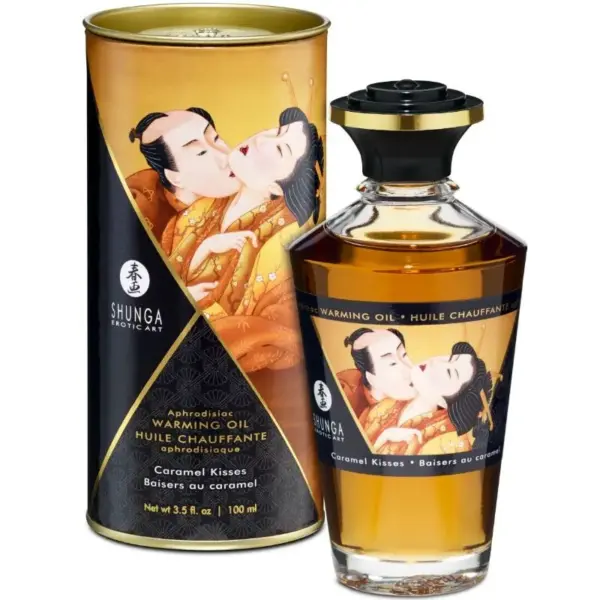 SHUNGA - KARAMELSMAAK WARMTE-EFFECT MASSAGEOLIE 100 ML