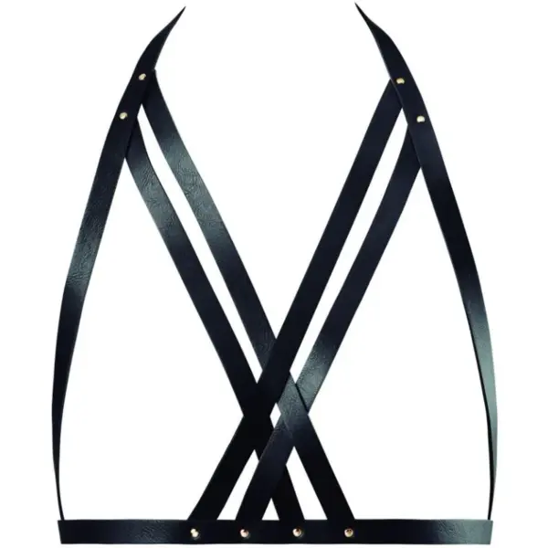 BIJOUX INDISCRETS - MAZE HALTER BRA HARNAS ZWART