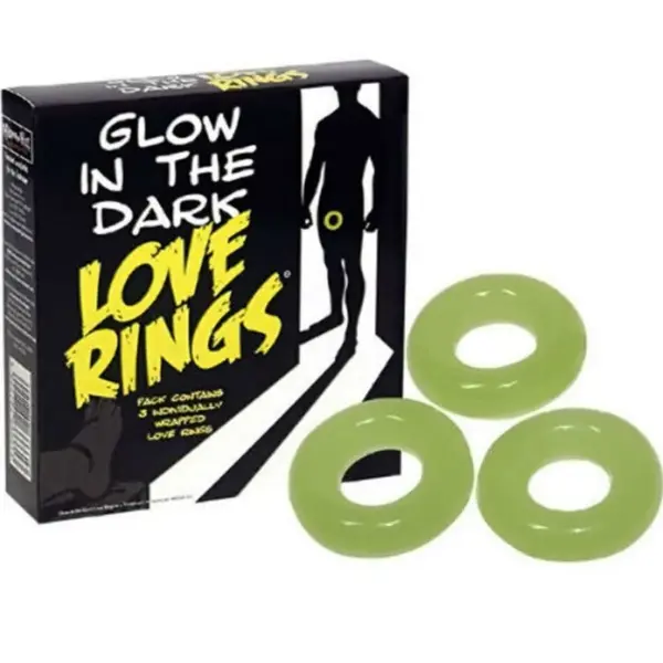 SPENCER & FLEETWOOD - PAKKET VAN 3 FLUORESCERENDE RINGEN