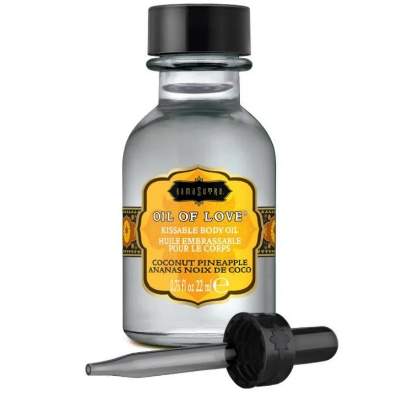 KAMASUTRA - EETBARE OLIE - KOKOSNOOT EN ANANAS 22 ML