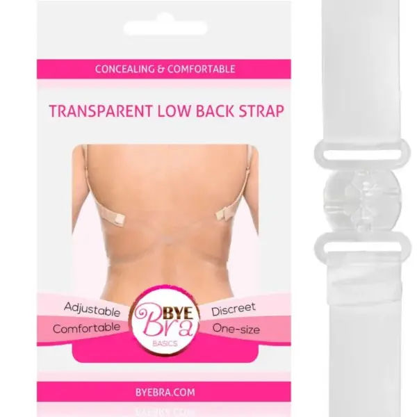 BYE-BRA - TRANSPARANTE RUGVERKLEMMENDE BEUGELS