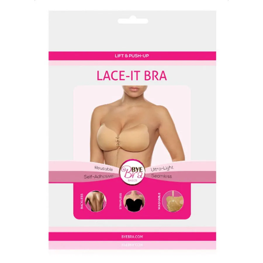 BYE-BRA - LACE-IT ZWARTE PUSH-UP ENHANCER CUP C
