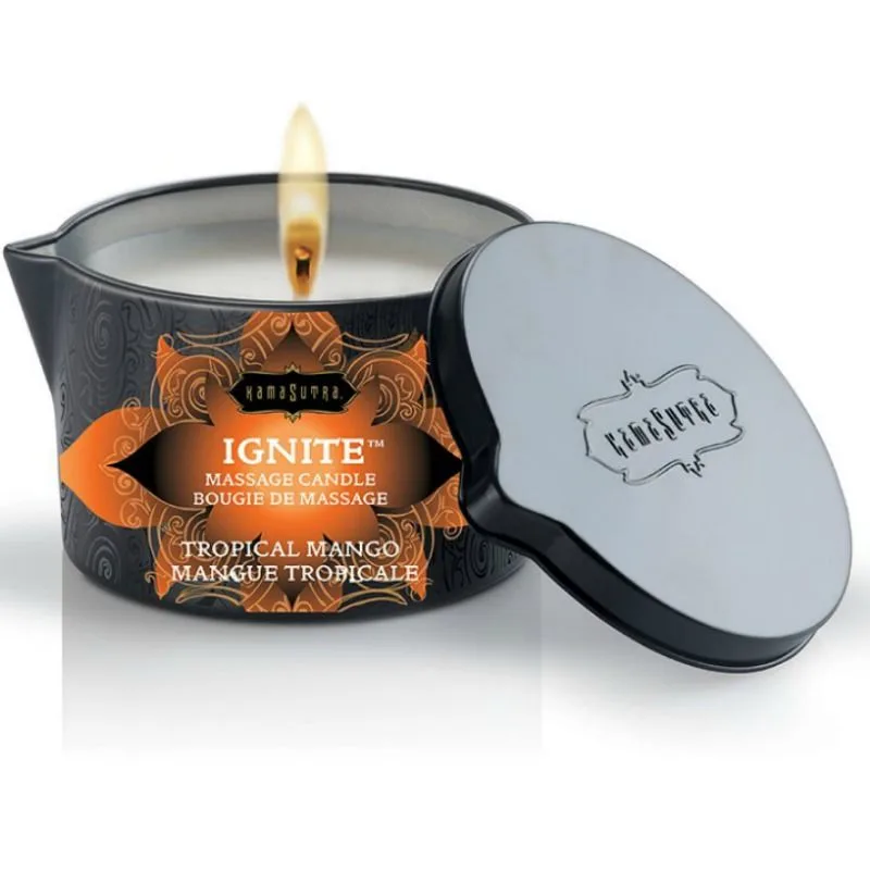 KAMASUTRA - TROPISCHE MANGO MASSAGEKAARS 170 GR