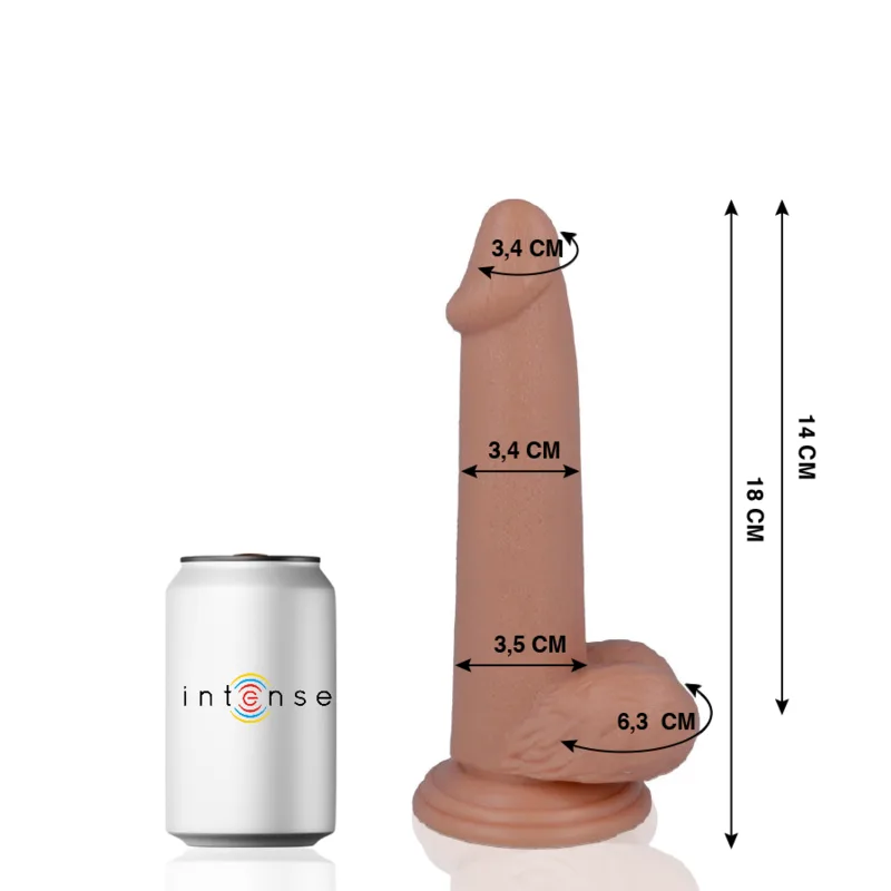 MR INTENSE - 10 REALISTISCHE PENIS 18 CM -OF- 3,4 CM