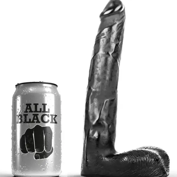 ALL BLACK - REALISTISCHE DILDO 21 CM