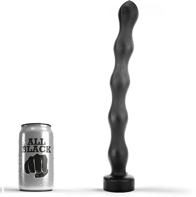 ALL BLACK - ANAAL PLUG BAL 32 CM
