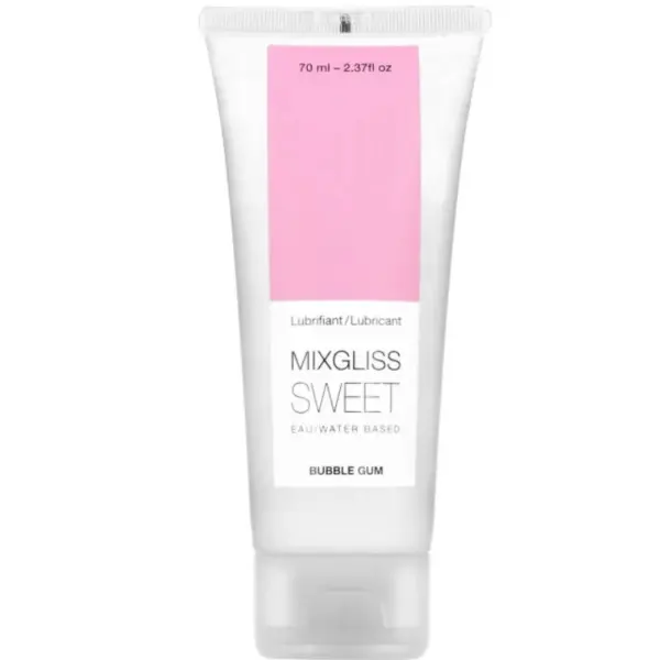 MIXGLISS - GLIJMIDDEL OP WATERBASIS MET GOMSMAAK 70 ML