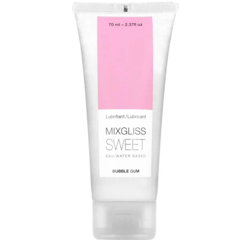 MIXGLISS - GLIJMIDDEL OP WATERBASIS MET GOMSMAAK 70 ML
