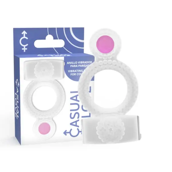 CASUAL LOVE - RING DOUBLE PLEASURE TRANSPARANTE RING