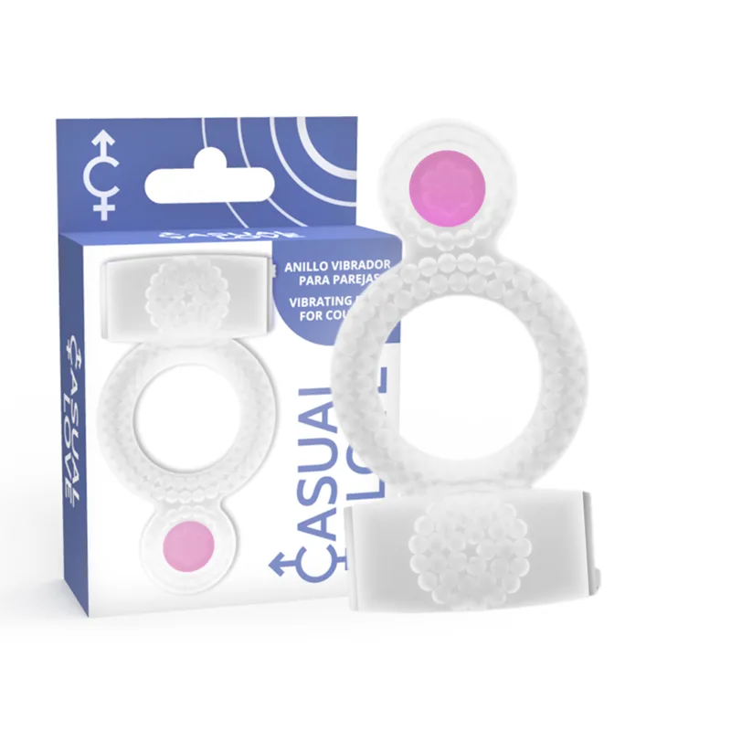 CASUAL LOVE - RING DOUBLE PLEASURE TRANSPARANTE RING