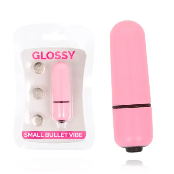 GLOSSY - KLEINE ROZE TRILLENDE KOGEL