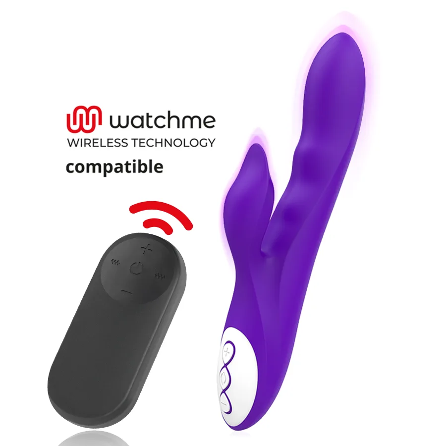 GALATEA - GALO PAARSE VIBRATOR + WATCHME-AFSTANDSBEDIENING