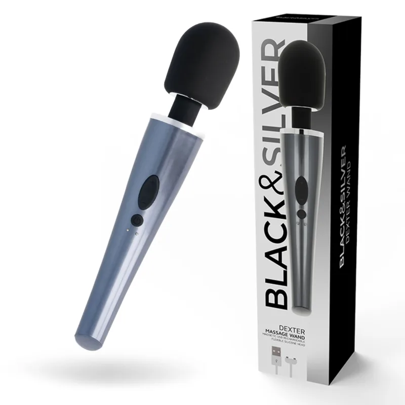 BLACK&SILVER- DEXTER MASSAGE WAND