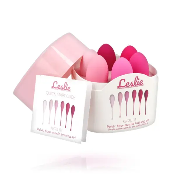 LESLIE - KEGEL FIT BEKKENBODEMBEDIENING 6 GEWICHTEN
