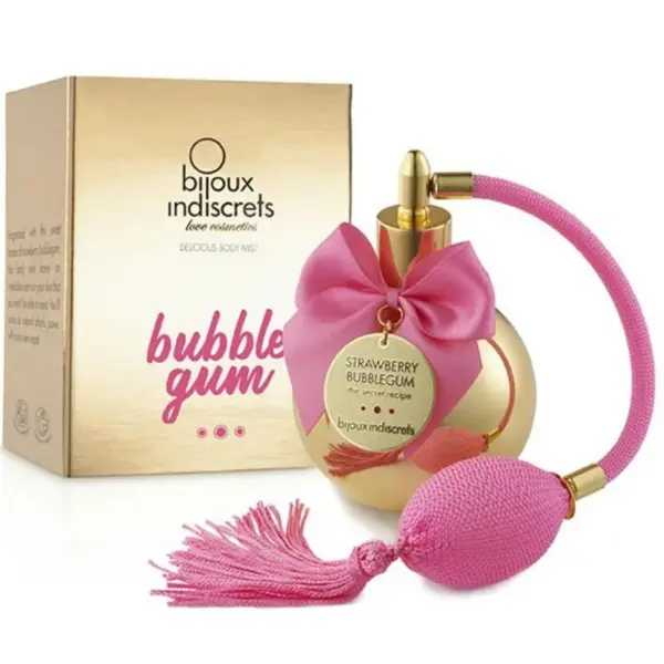 BIJOUX INDISCRETS - BUBBLE GUM BODY MIST AARDBEI GUM 100 ML